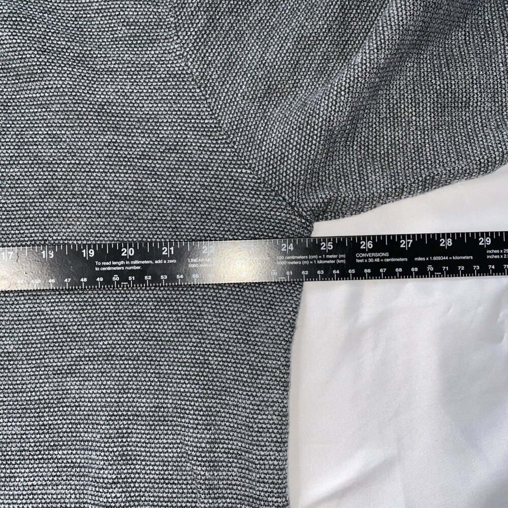 UNTUCKit 100% Merino Wool 1/4 Zip Men's Pullover sweater Sz XL Green/Gray - Picture 3 of 8
